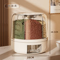 Rotating 6-Grid Food Dispenser